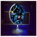 World Globe Atlas Map With Swivel Stand Geography Table Desktop Decor With LED 699968456983  292634461661